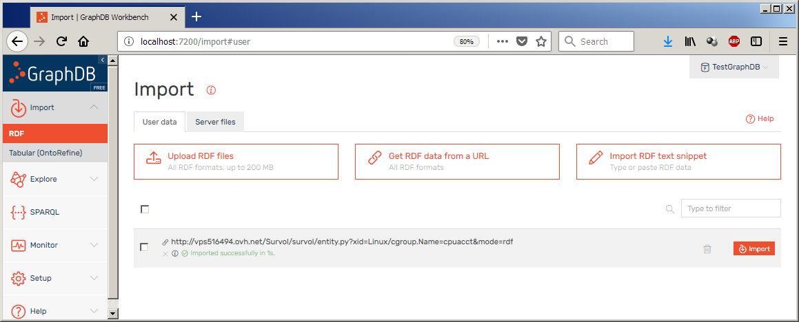 GraphDB: Importing RDF